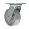 Vestil Cast Iron/Steel Swivel Caster 5 In. Diameter x 2 In. Width 1322 Lb. Capacity Silver CST-VE-5X2CI-S - alternate 3